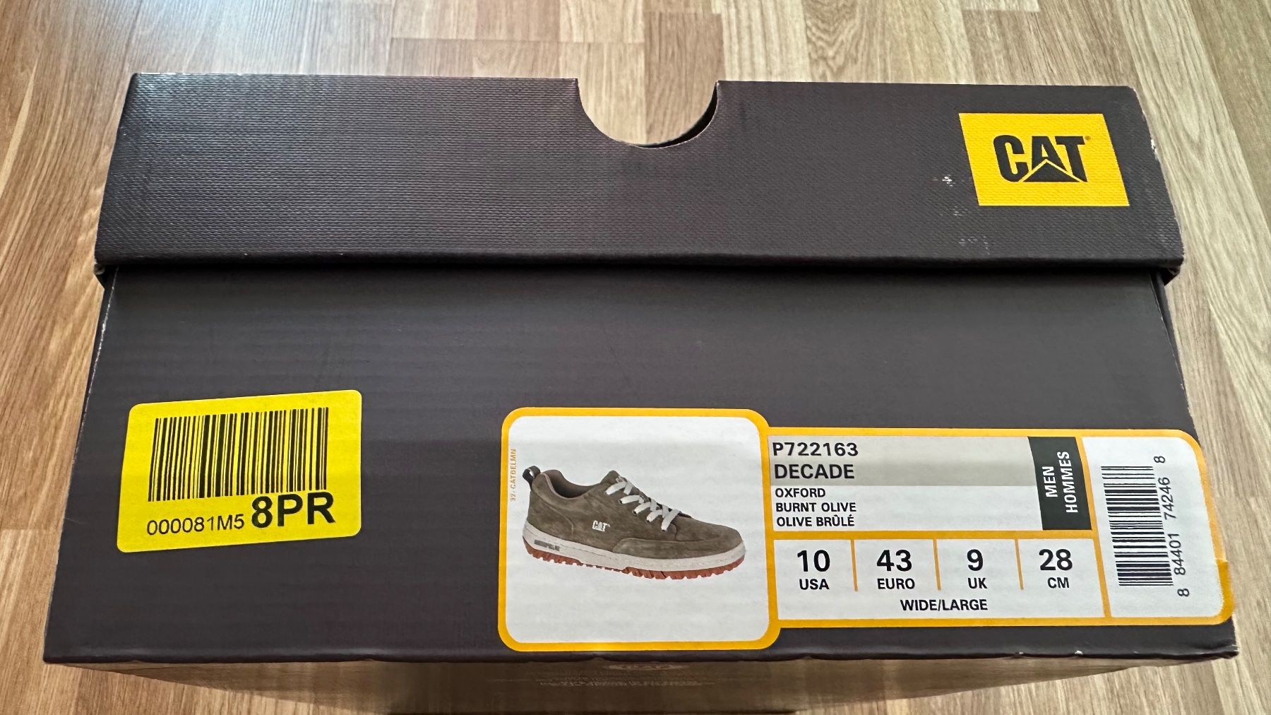 Caterpillar Scarpe da uomo: Chaussures Caterpillar Decade - vert olive - Gr. 43 - Neuves – Nuovo e nell'imballaggio originale da Rudolfstetten venduto da Bibifric 1