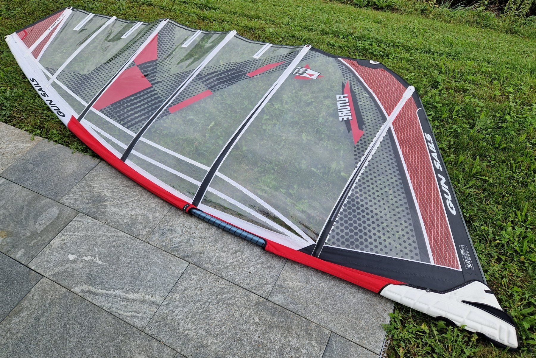 Surfen: Windsurf-Segel GunSails 6.4 "Future" mit Mast u.Verlängerung – Gebraucht aus Seengen von Baesu74 1