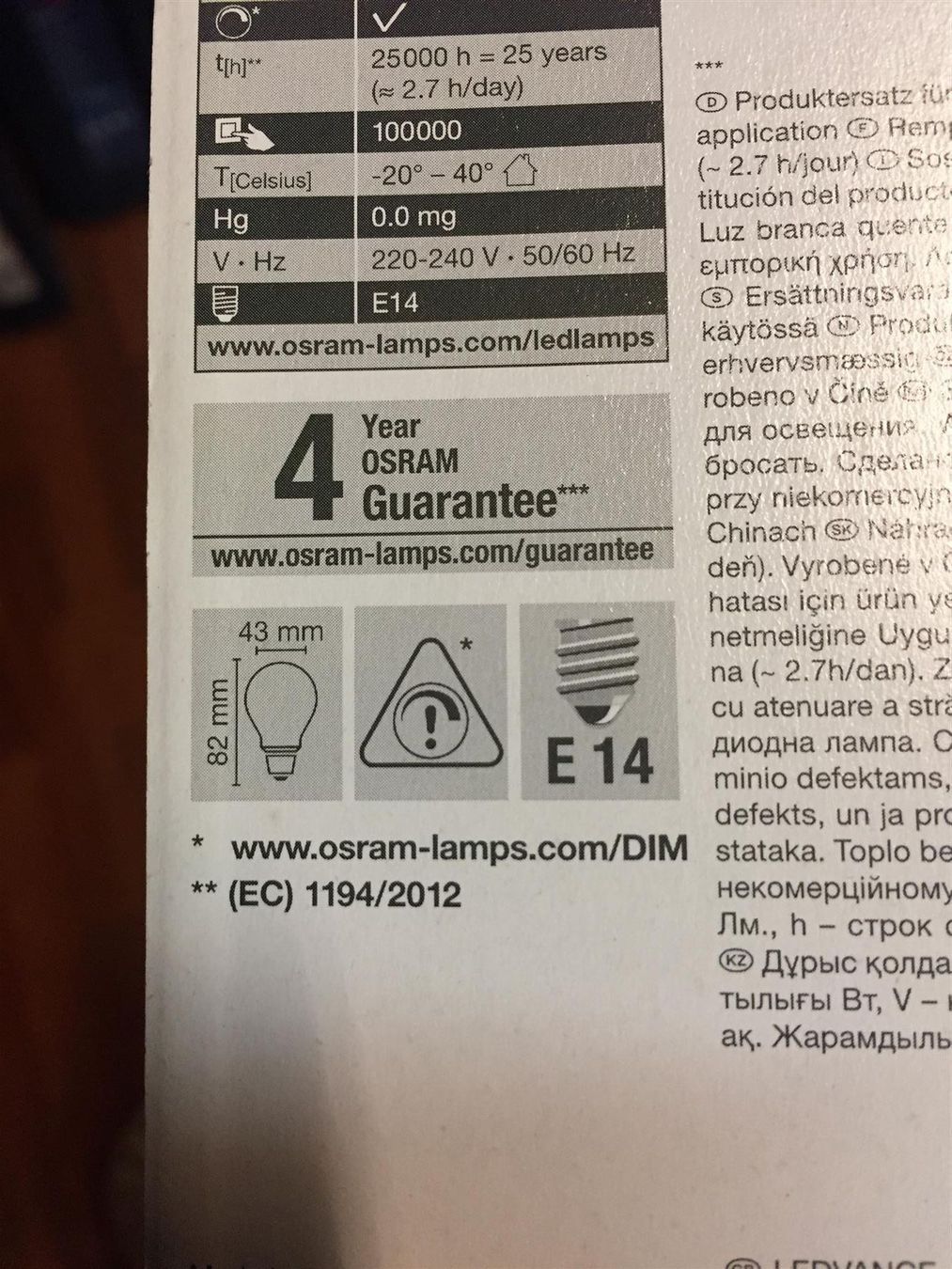 Lampadine & Illuminazione: LED Osram Glow E14 P40 -370 – Nuovo e nell'imballaggio originale da Recherswil venduto da paulchen09 5