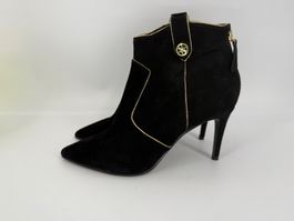 Schwarze Wildleder Stiefeletten Gr. 38 von Guess
