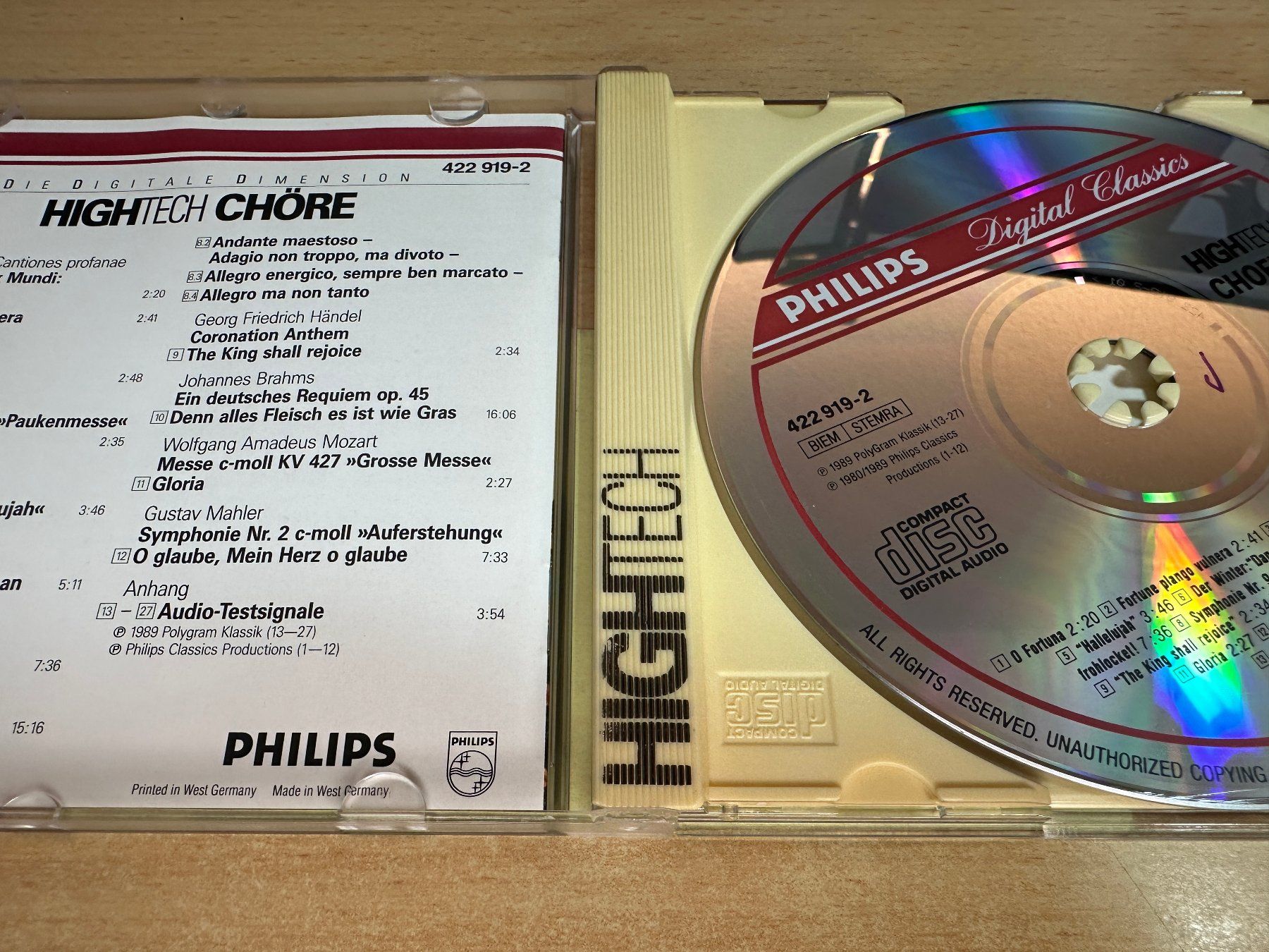 CD: G2 Various – High-Tech Chöre – Usato da Rikon im Tösstal venduto da Alpenmutz 2