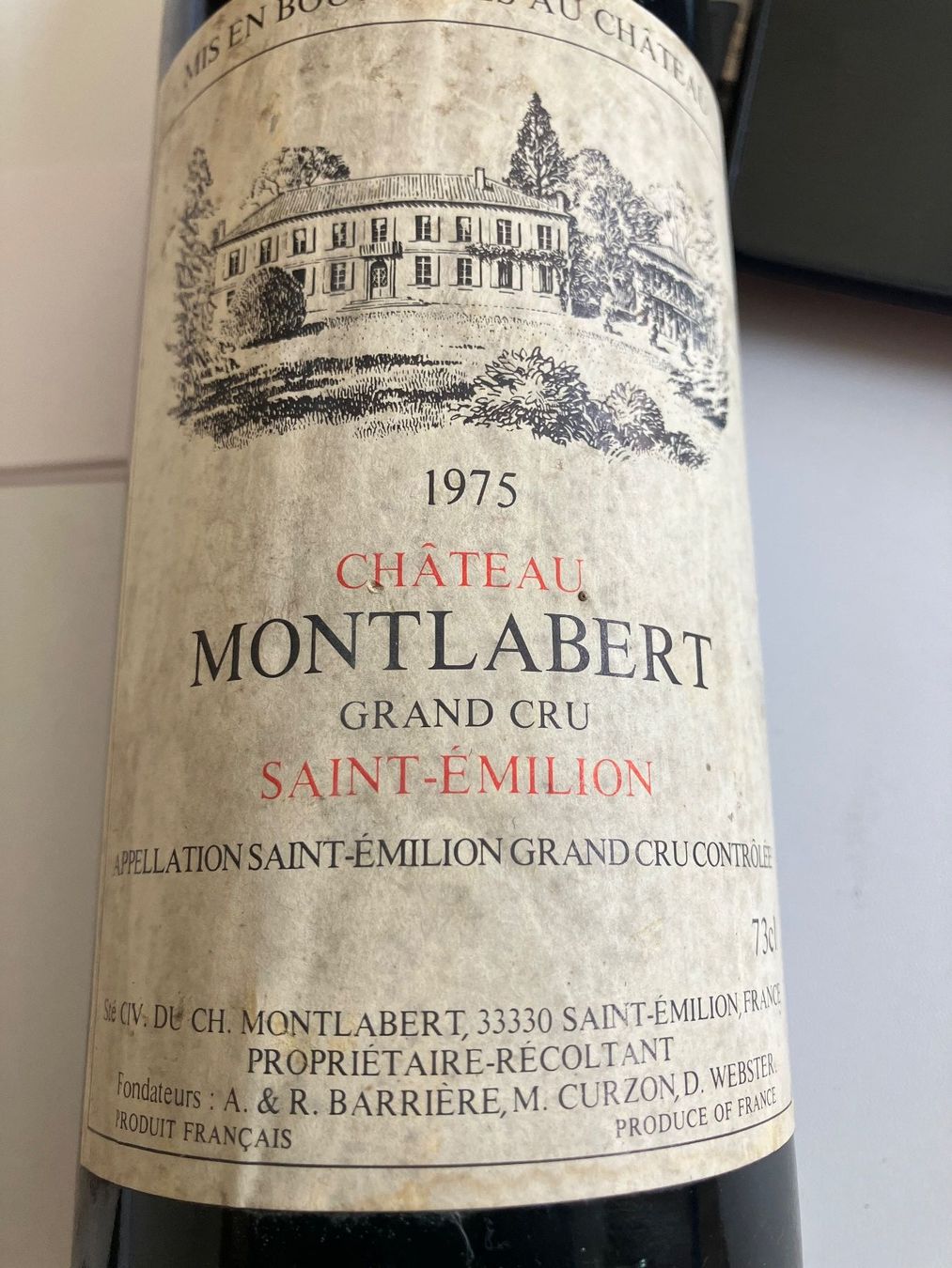 Vino: 1 Fl. Saint-Emilion 1975 – Nuovo (secondo la descrizione) da Bättwil venduto da Profi44 1
