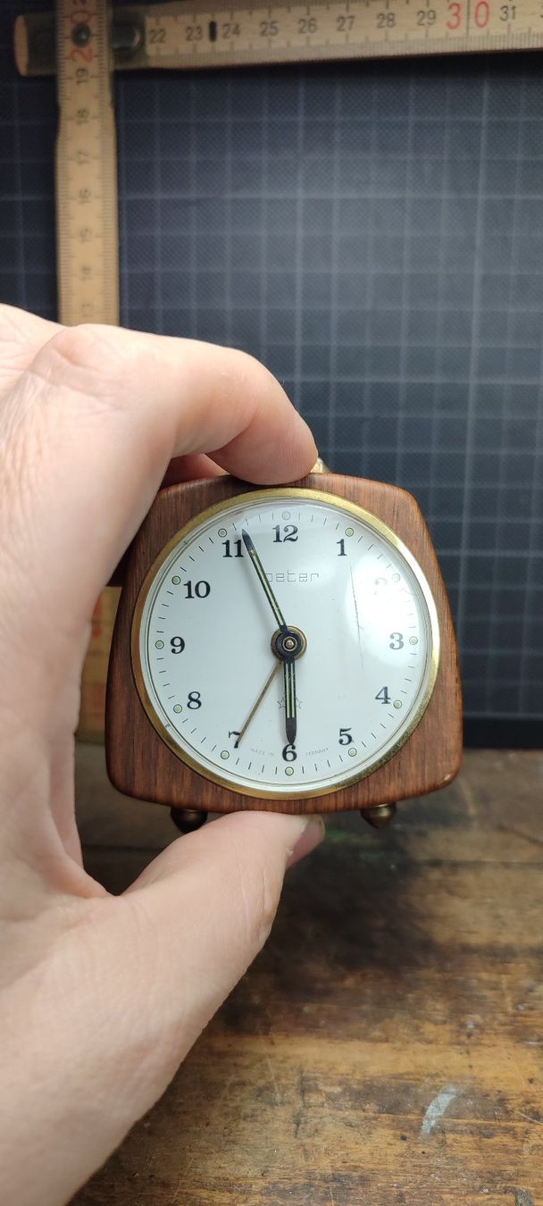 Wecker: Wunderschöner alter Wecker Nr57 Peter  made in Germany – Gebraucht aus Gelterkinden von MYSTOREFORYOU4460 8