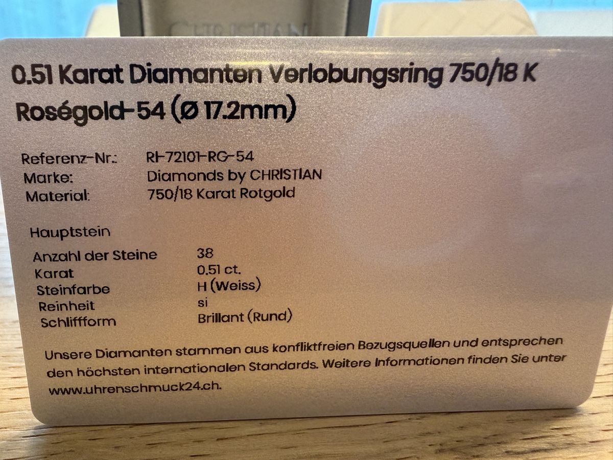 Anelli: Diamanten Verlobungsring – Nuovo (secondo la descrizione) da Erlinsbach SO venduto da Conzese 3