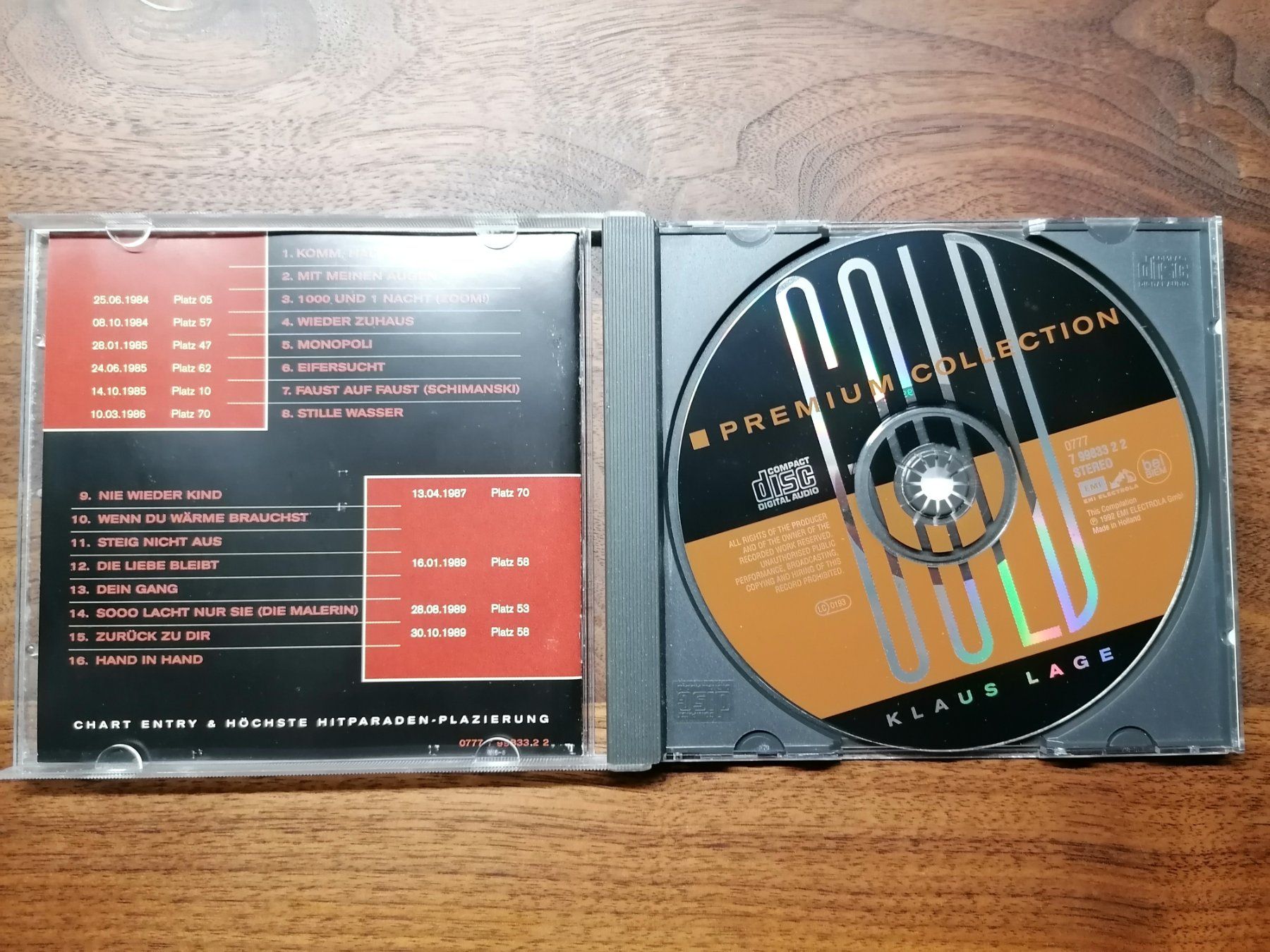CD: Klaus Lage - Premium Gold Collection CD – Usato da Büttikon AG venduto da Amineah 1