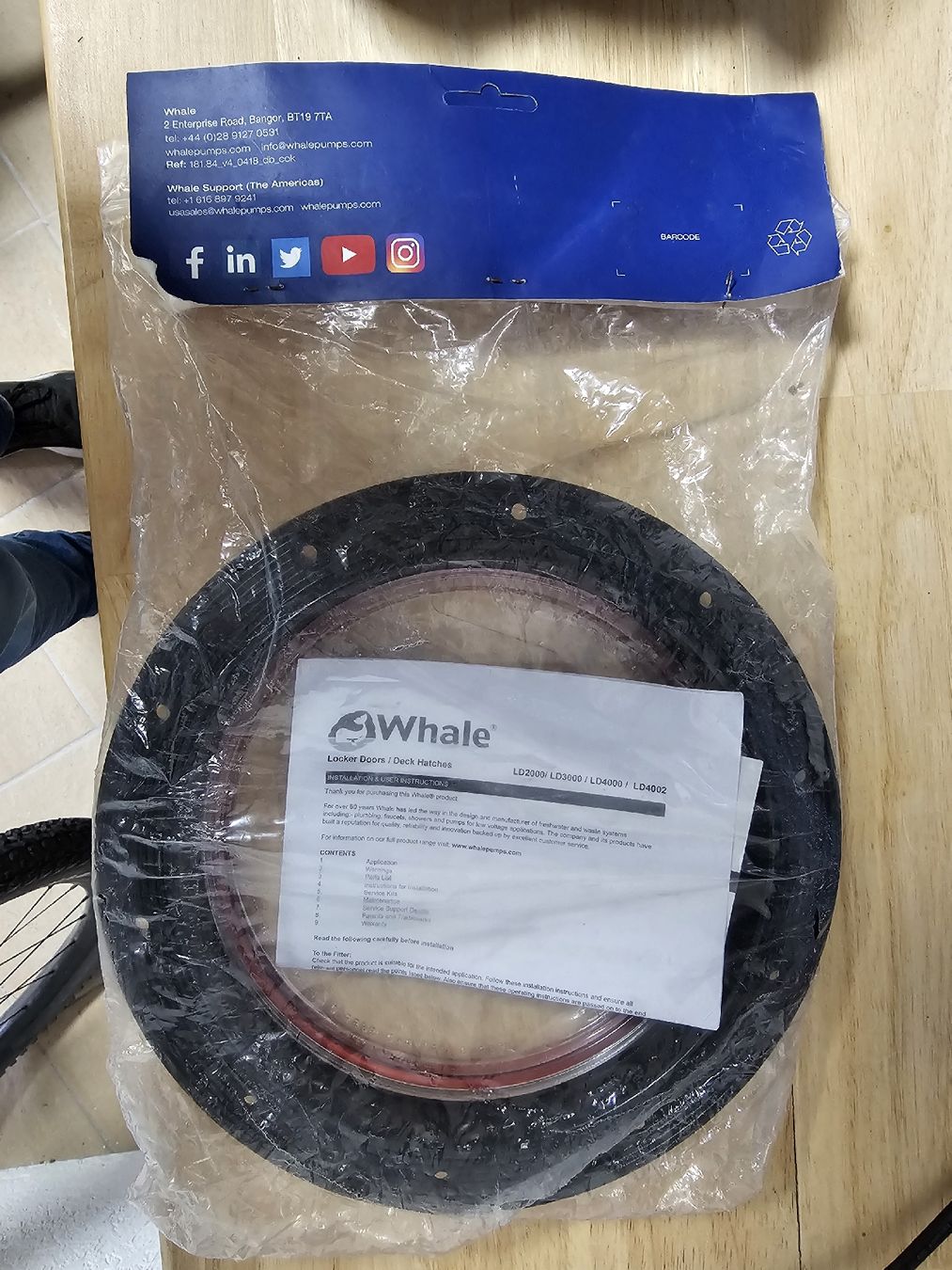 Sanitari: Whale TCL-4 Wasserdichter Lukendeckel, Neu & Original! – Usato da Wettingen venduto da stiviii 1