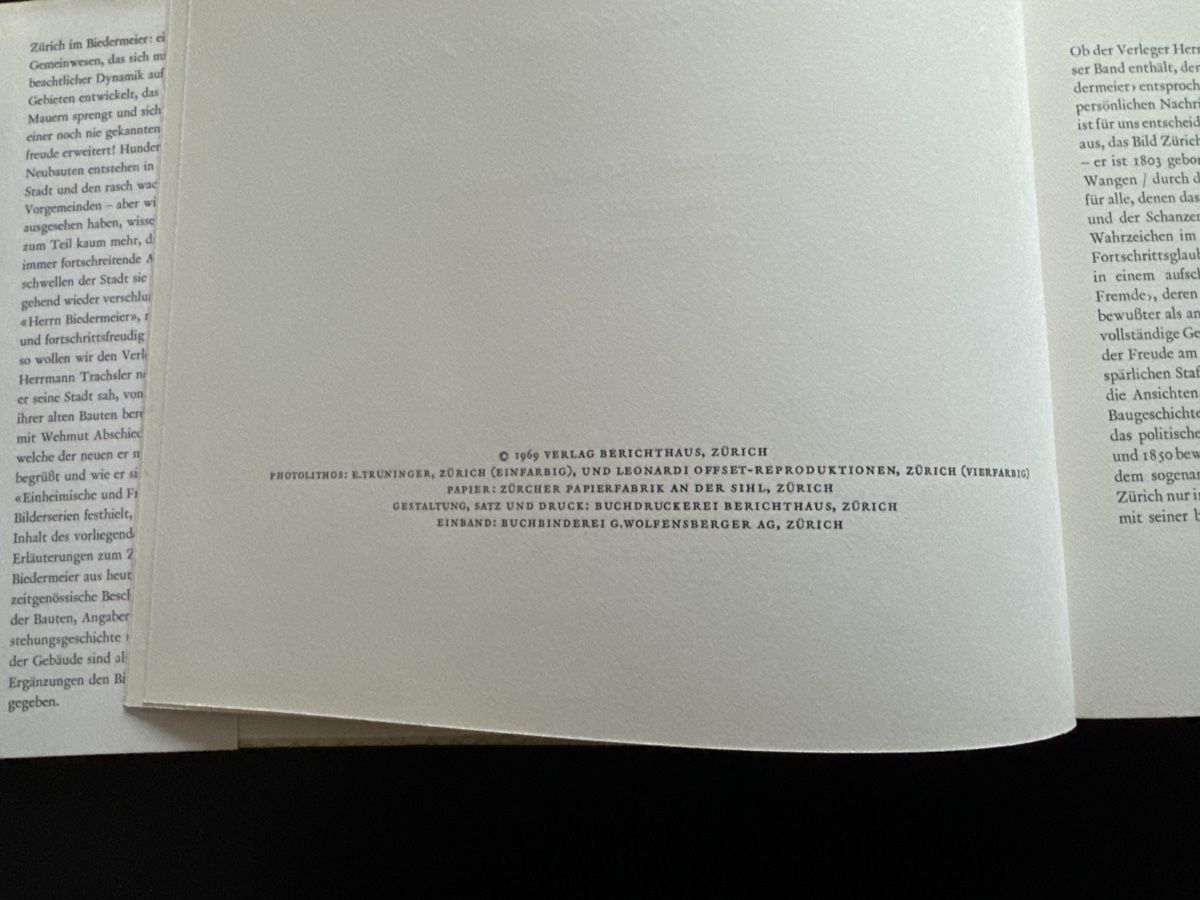 Libri: Herr Biedermeier sieht Zürich – Usato da Erstfeld venduto da Uhu1980 2