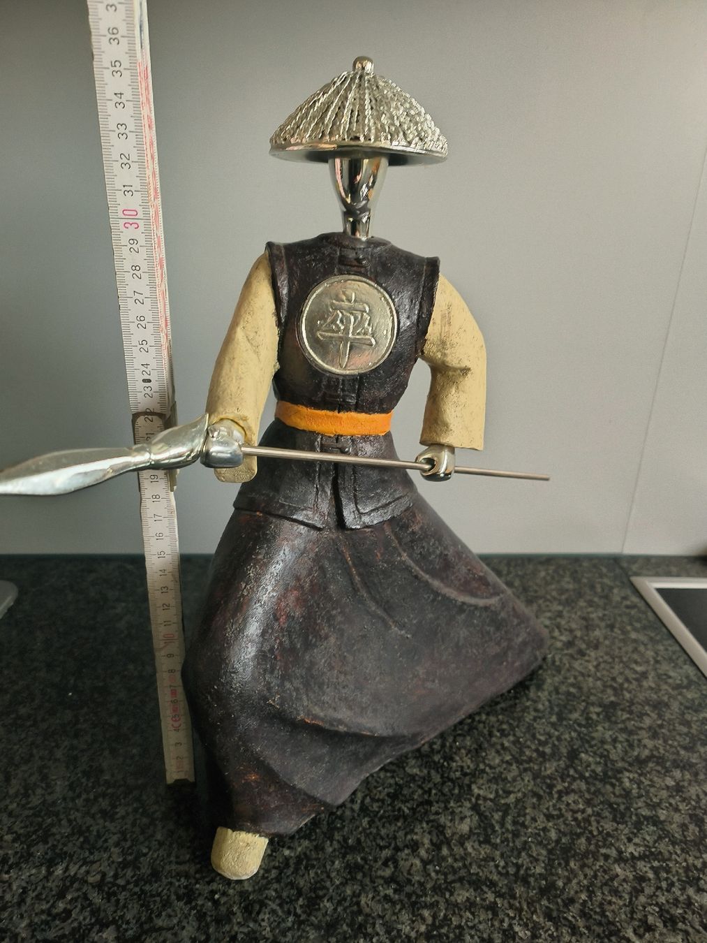 Sculture & Statue: Asiatische Statue Krieger mit Speer Deko – Usato da Emmenbrücke venduto da Marco01334 2