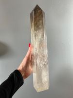 Riesige exklusive Bergkristall Spitze mit Regenbogen 2.78kg