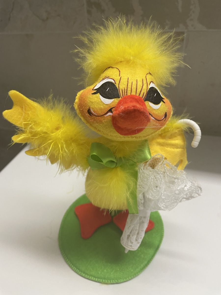 Statuette: Cute Annalee Yellow Easter Duck Figurine Decoration – Nuovo (secondo la descrizione) da Buttikon SZ venduto da trzurigo 2
