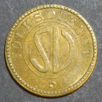 Jeton * 20 Rappen  SV Schweizerischer Volksdienst