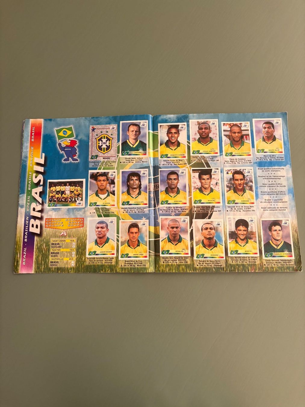 Panini Alben: Panini-Heft WM 1998 / Frankreich – Gebraucht aus Zürich von jimmy_12 9
