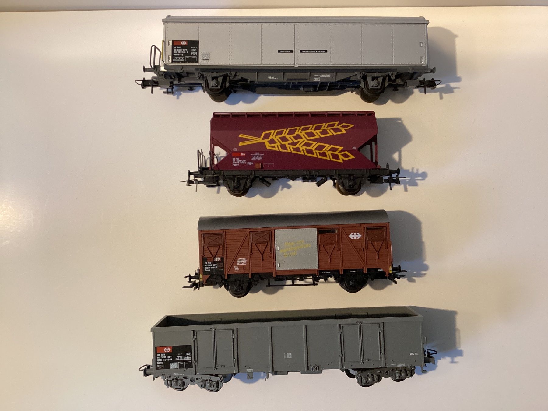 Roco Modellini di ferrovie: Roco Liliput Güterwagen SBB 1:87 H0 – Usato da Effretikon venduto da simtek_de