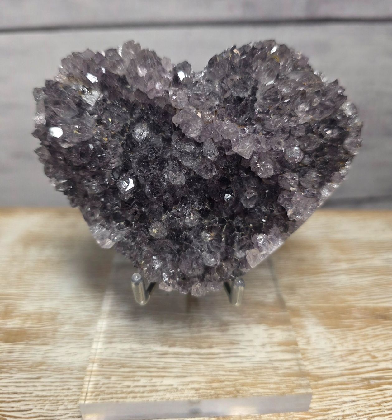Minerali & Pietre curative: Amethyst Herz 287g – Nuovo e nell'imballaggio originale da Matzingen venduto da Shay_Crystalz