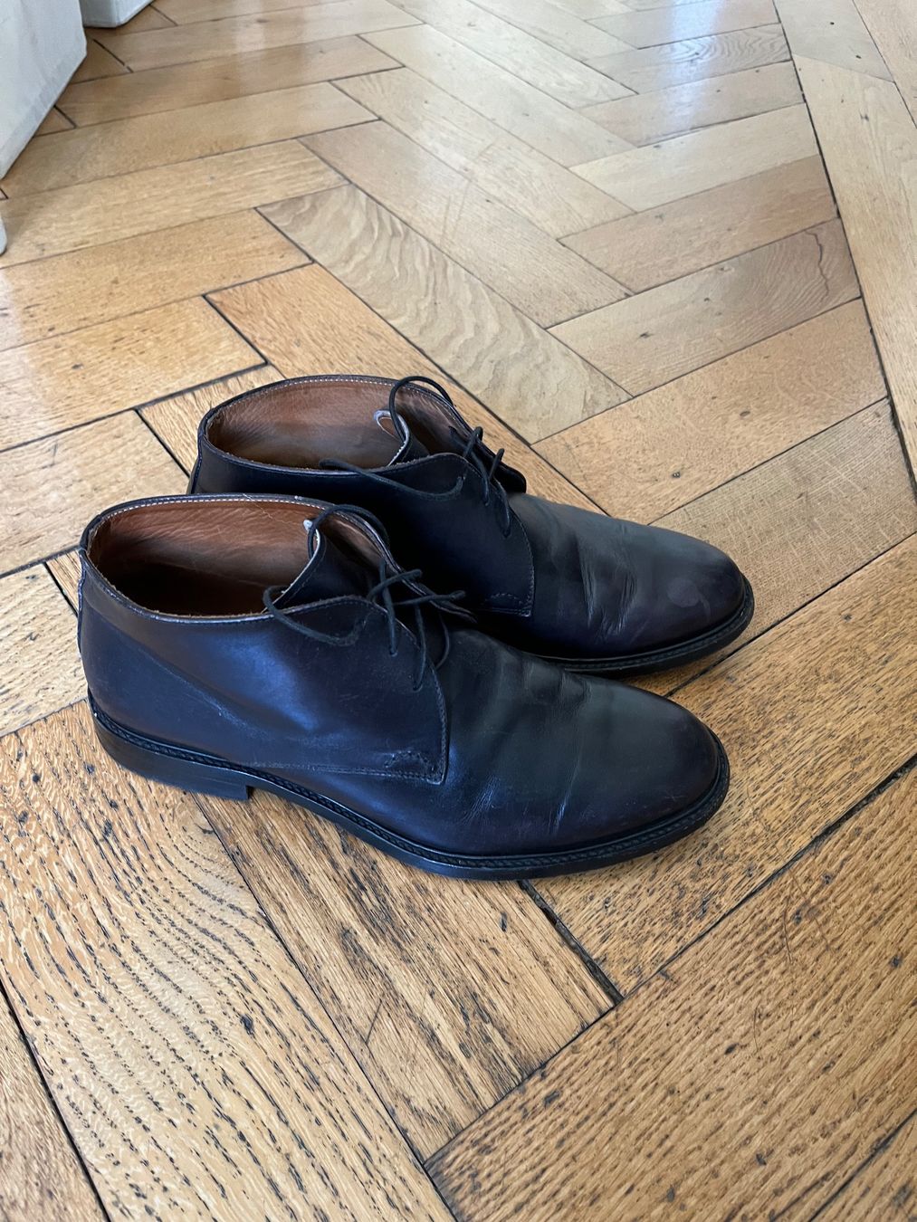 Navyboot Scarpe da uomo: Navyboot Lederschuhe halbhoch – Usato da Bern venduto da ei.ma 1