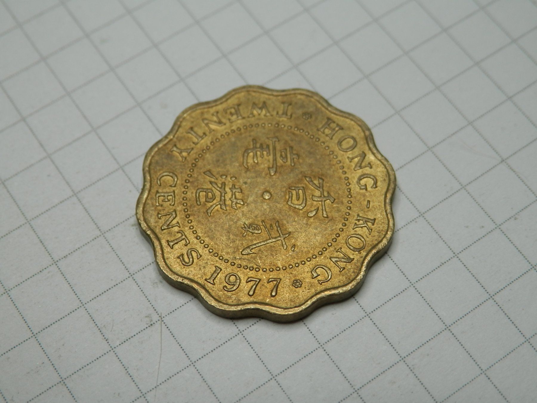 Tutti le monete: Hongkong 20 Cent, 1977 – Usato da Weiach venduto da weiach81