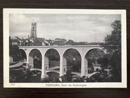 FRIBOURG Pont de Zaehringen / Zähringerbrücke, ungelaufen
