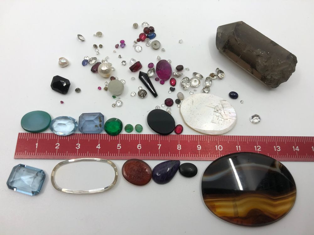 Schmucksteine-Set 'Tender Emotion' – 1000 Steine In Transparent, Gelb, Apricot, Grün, Verschiedene Formen & Größen