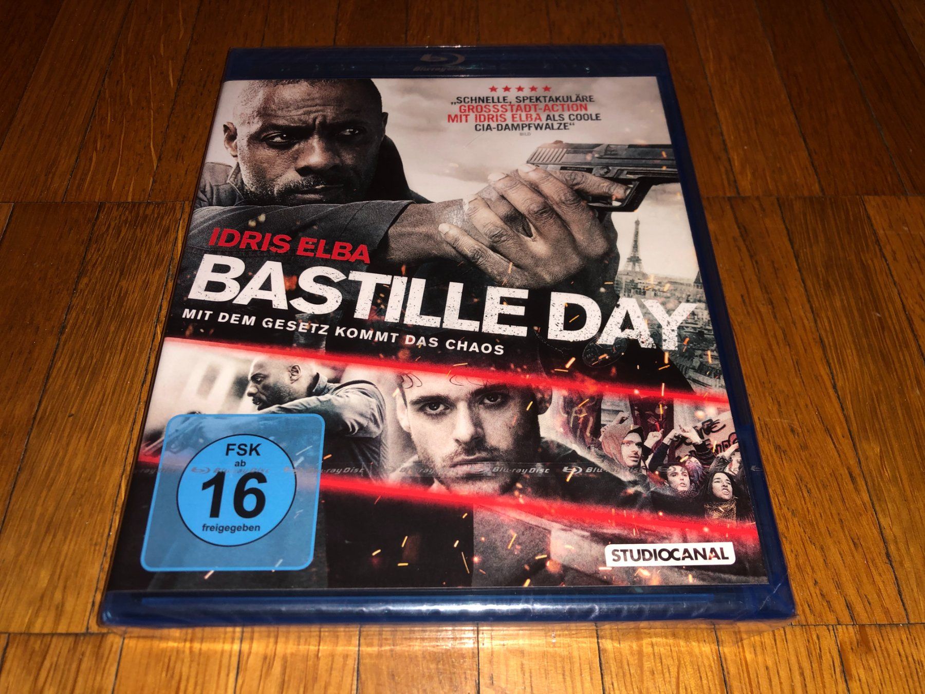 Tutti i DVDs: Bastille Day - BLU-RAY - UNCUT – Nuovo e nell'imballaggio originale da Basel venduto da havsok