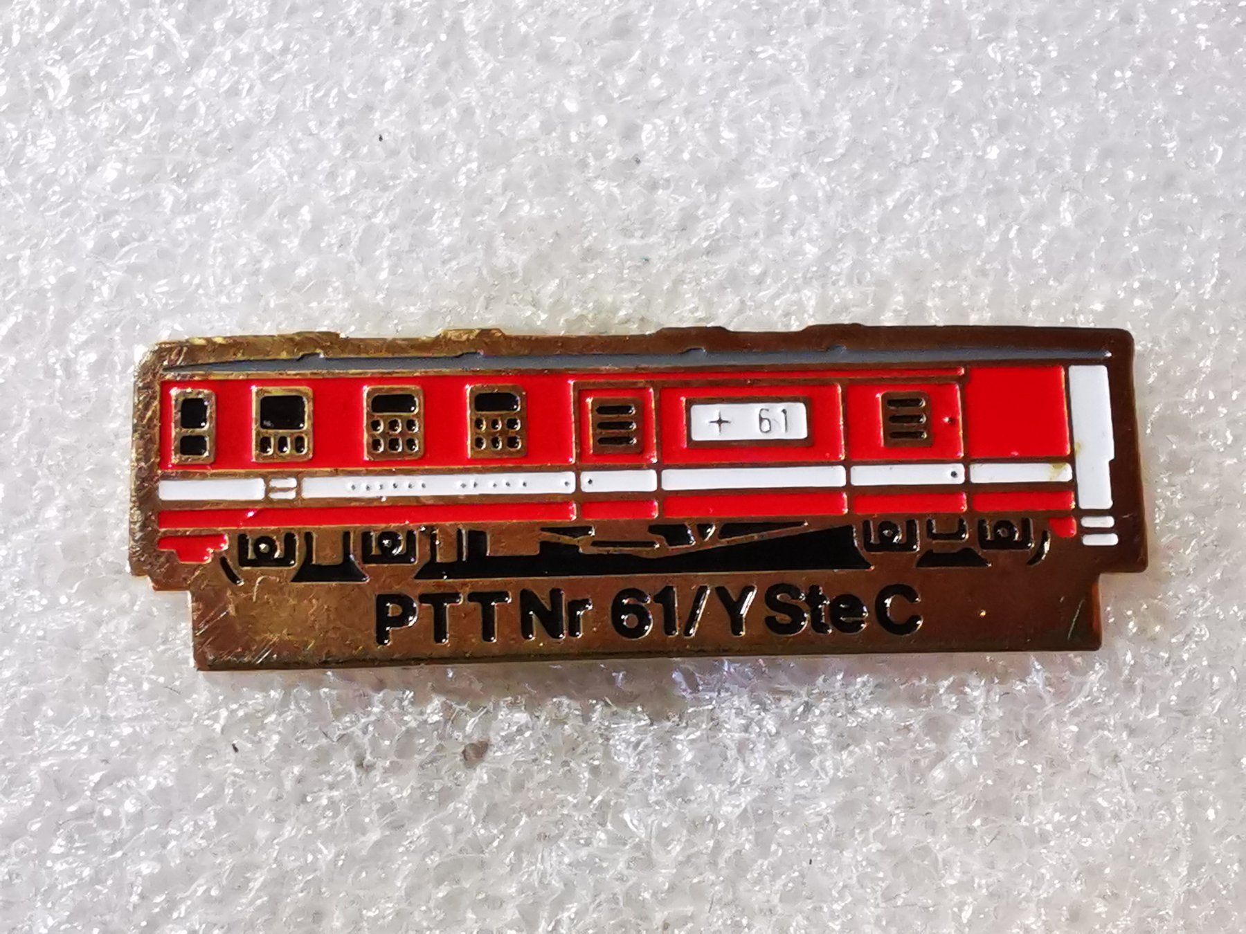 Placchette & Badge: Ansteckpin 156: PTT Eisenbahn – Usato da Oppligen venduto da Pin-Fall-Shop