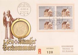 Numisbrief 500 Jahre Stanser Verkommnis Münze