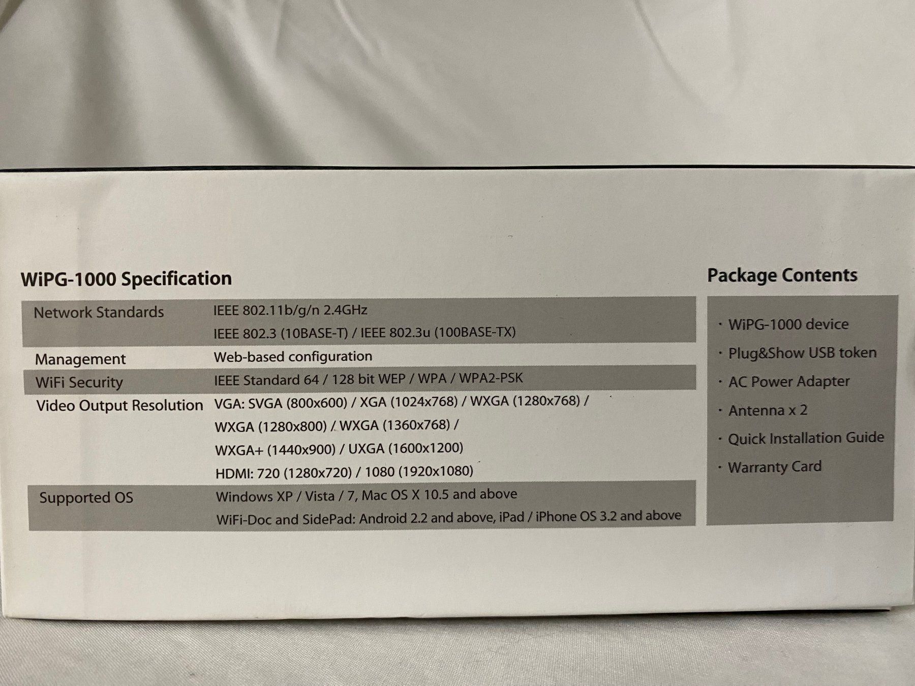 PC: wePresent WiPG-1000 – Usato da Langwiesen venduto da Restposten-24 2
