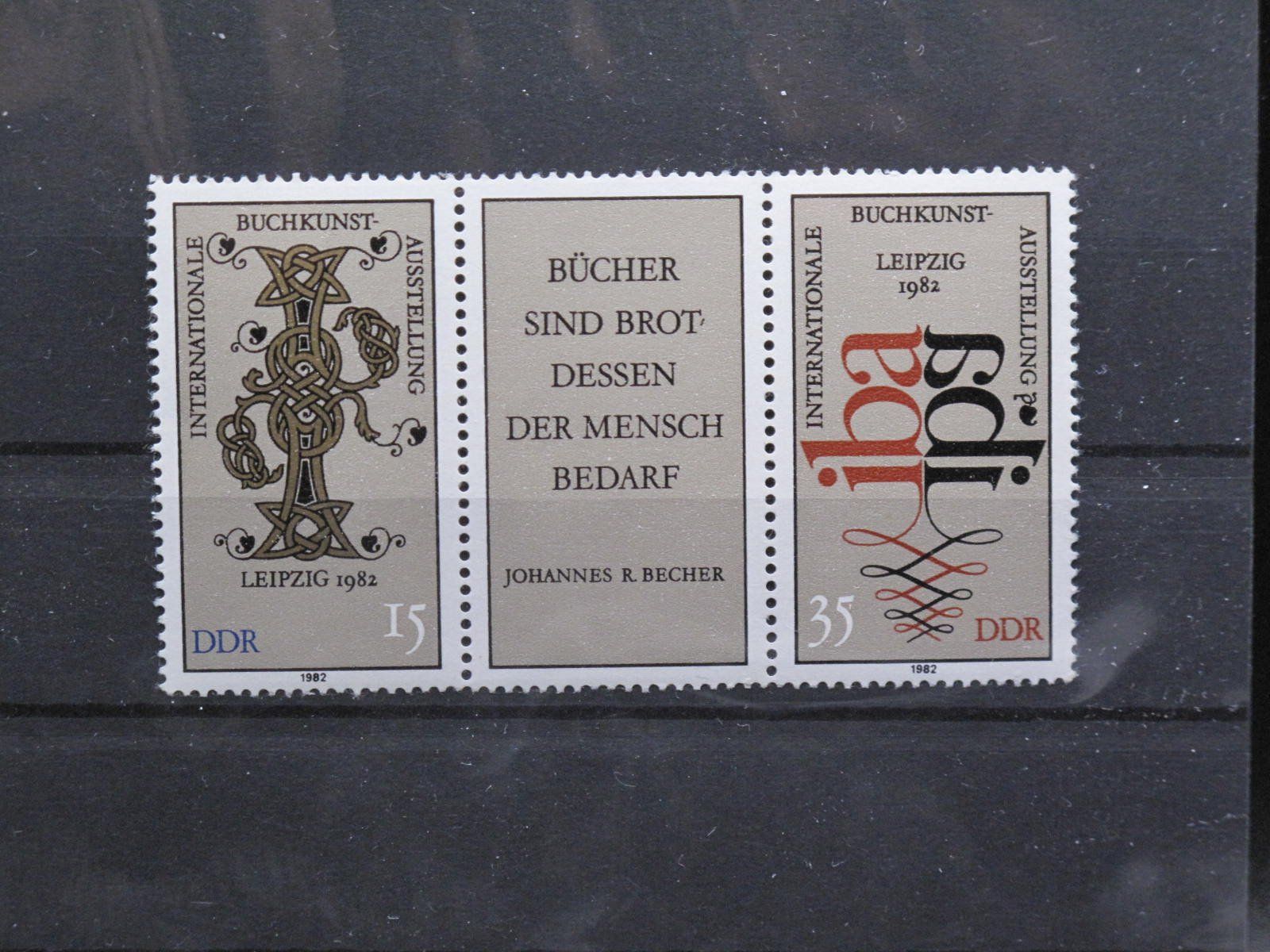 Tutti i francobolli: DDR 1982 Buchkunstausstellung ** – Usato da Wil SG venduto da fva01