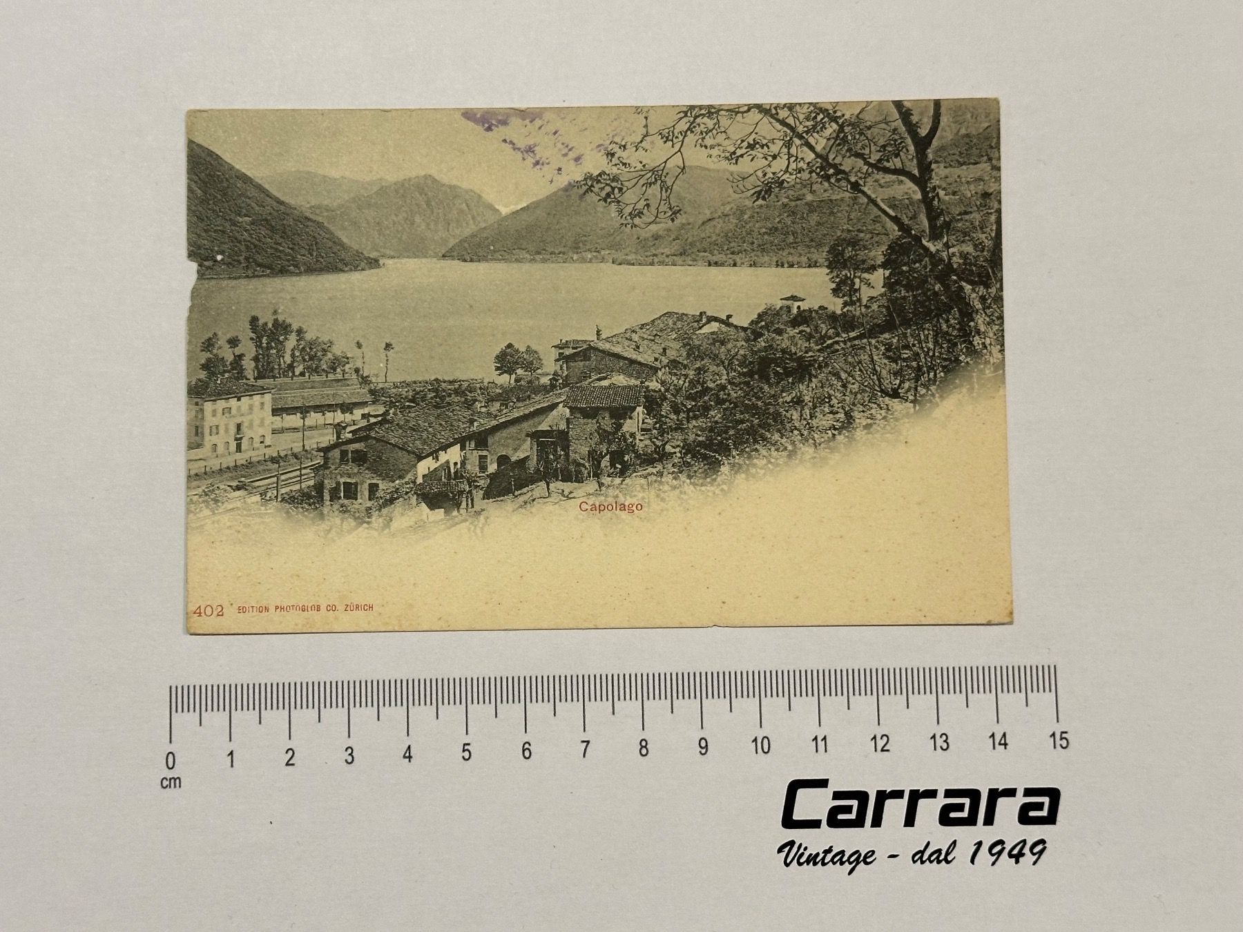 Ansichtskarten: Postkarten Tessin Ticino Capolago – Gebraucht aus Chiasso von Carrara-Modellismo