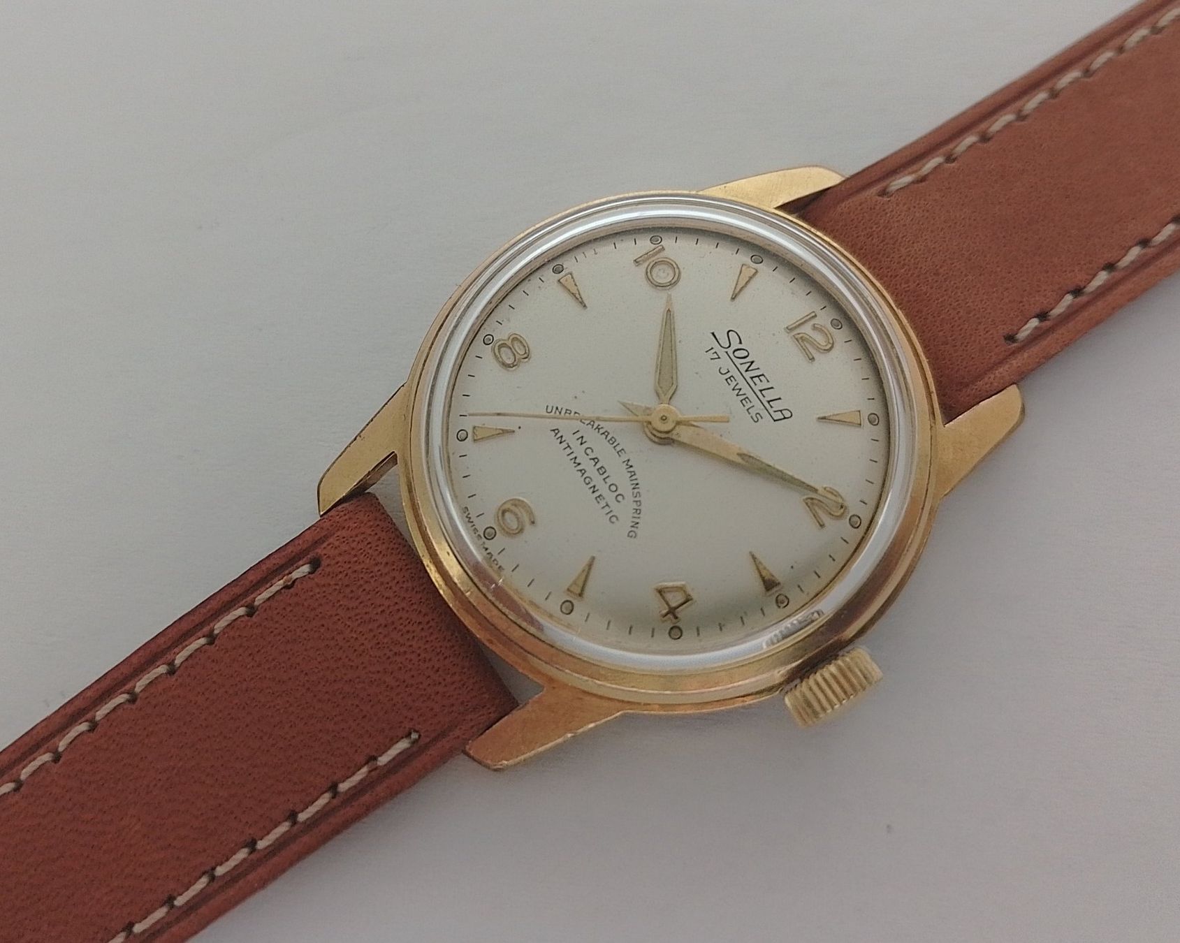 Orologi: Vintage Sonella Handaufzug – Usato da Basel venduto da Givens_Watches 1