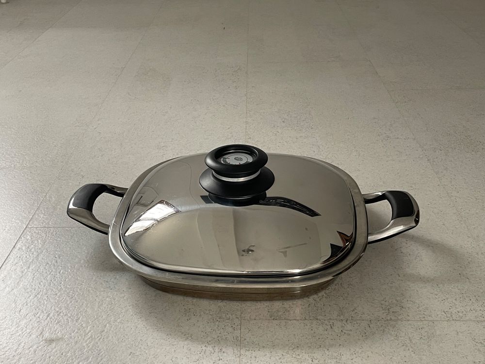 MsMk Grillpfanne 27,9 Cm Mit Deckel – Für Alle Herdplatten, Inkl. Induktion