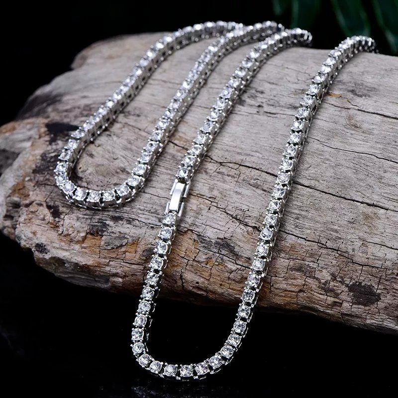 Catenine: Iced out Kette Silber 55 cm x 5mm – Nuovo e nell'imballaggio originale da Suhr venduto da sjay.Cv