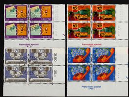 1980 4er-Block-Serie PTT ETS