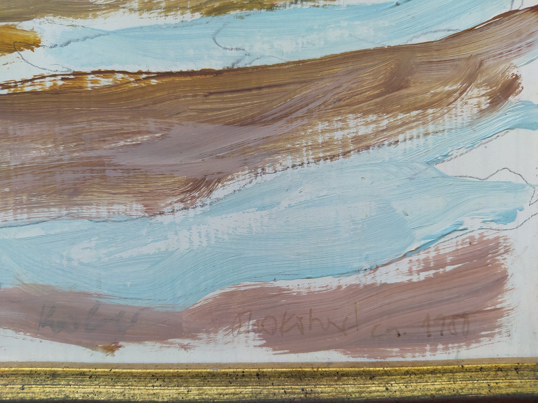 Dipinti: Berglandschaft Aquarell signiert, datiert – Usato da Bretzwil venduto da nefith 3