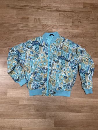 Crazy Retro Sweatjacke Grösse S  bunte Musterung
