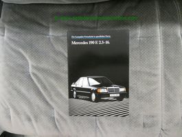 Mercedes-Benz 190 E 2.3-16 W201 1984/11 Prospekt deutsch