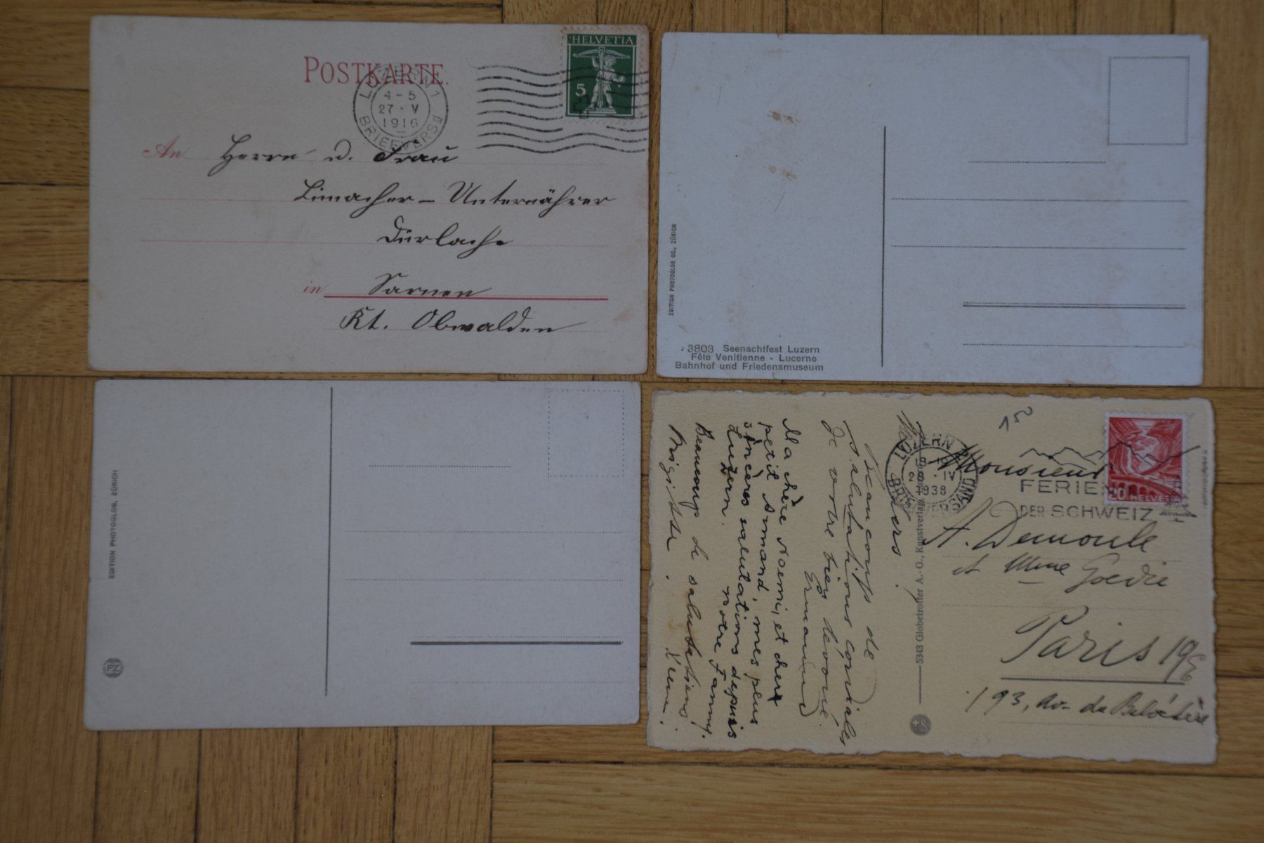 Cartoline postali: 20 AK Luzern – Usato da Luzern venduto da CH2018 1