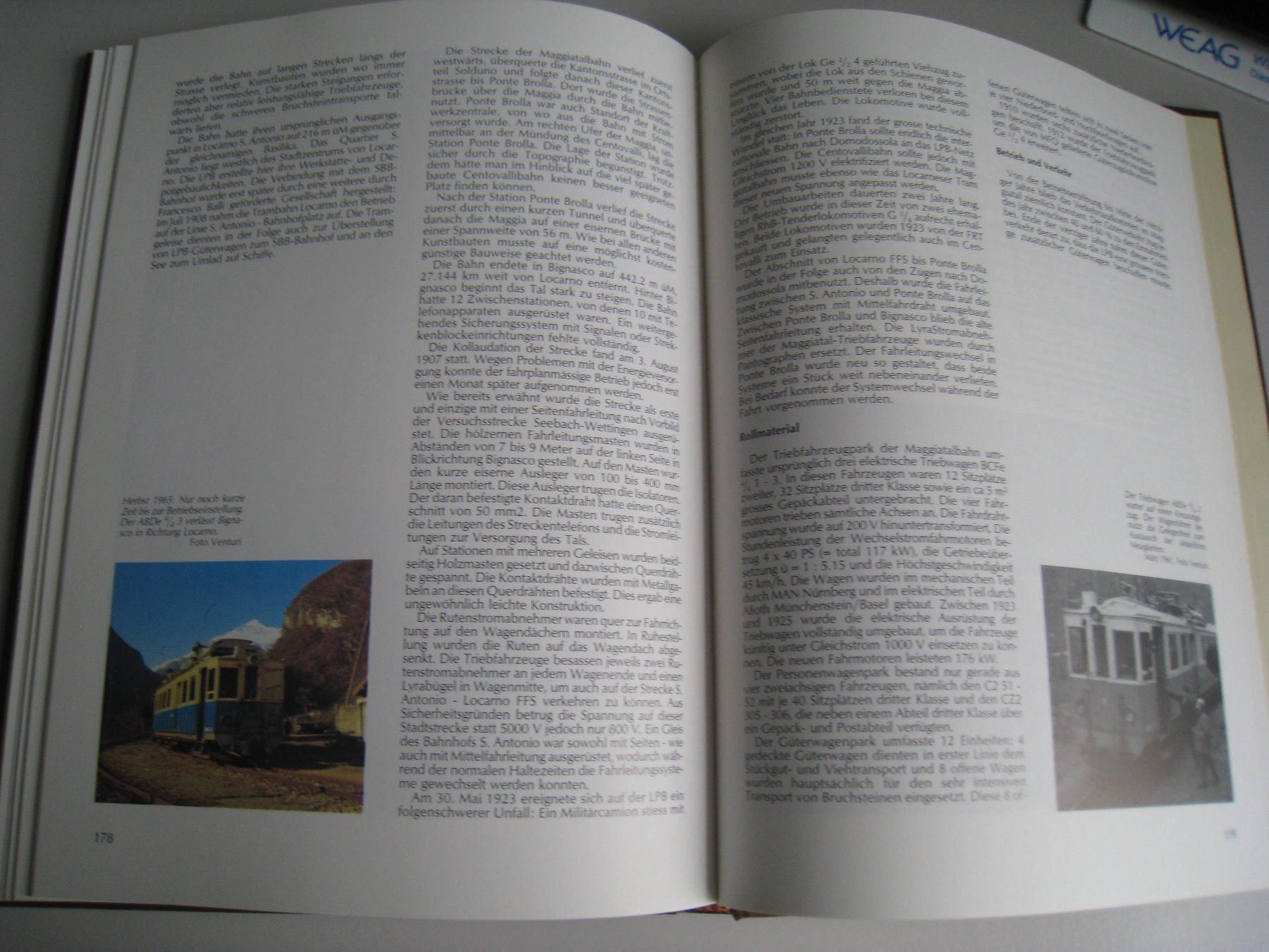 Libri: Die Bahn Locarno nach Domodossola A.Albé – Usato da Buchs ZH venduto da swiss-train 7