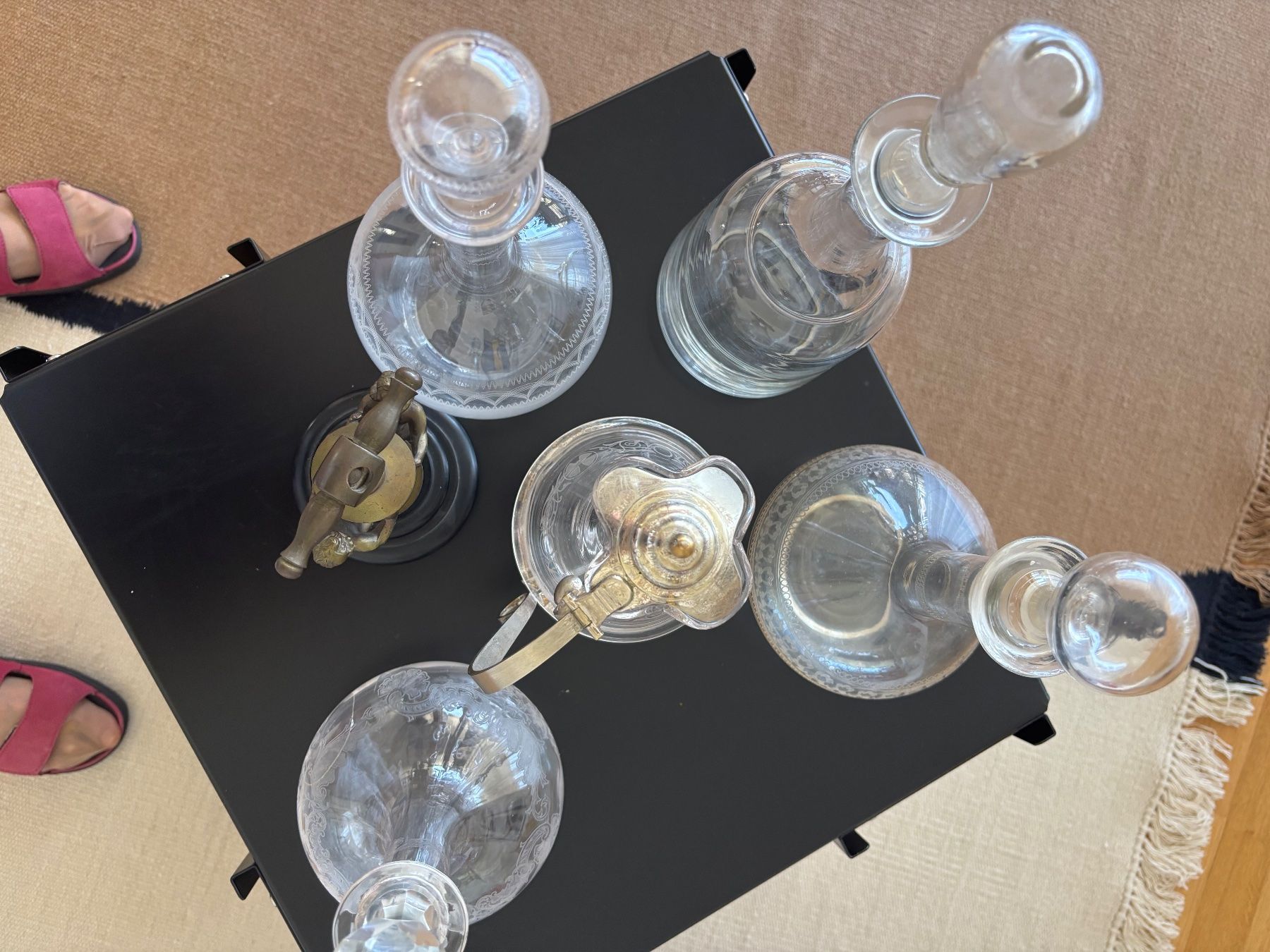 Caraffe: meine edle Dekantierkaraffen - Sammlung samt Flaschenöffner – Usato da Engelberg venduto da xoferif 6