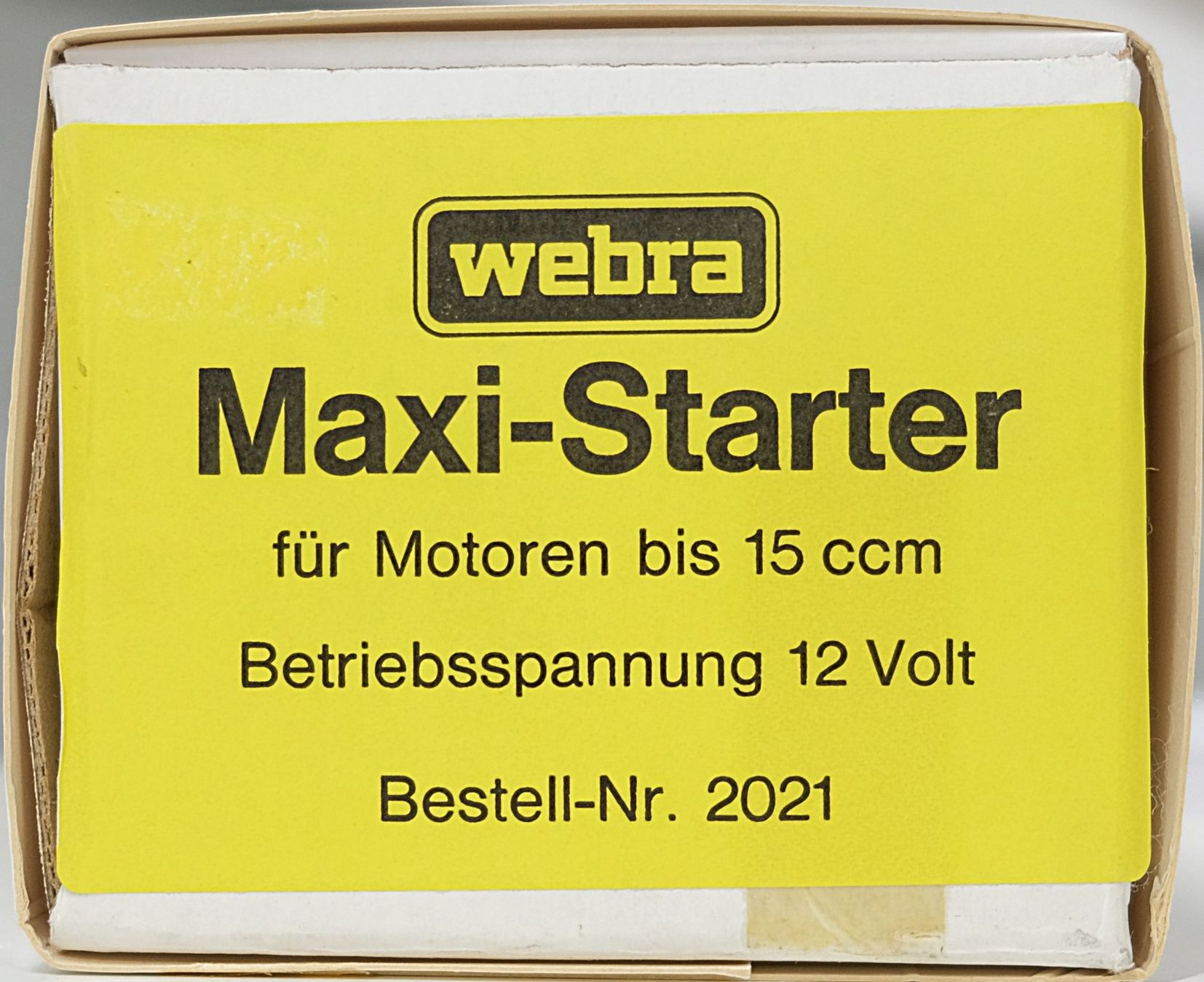RC Kits de montage: WEBRA Maxi Starter 12 Volt – D'occasion à Volketswil par brockipfannenstil 7