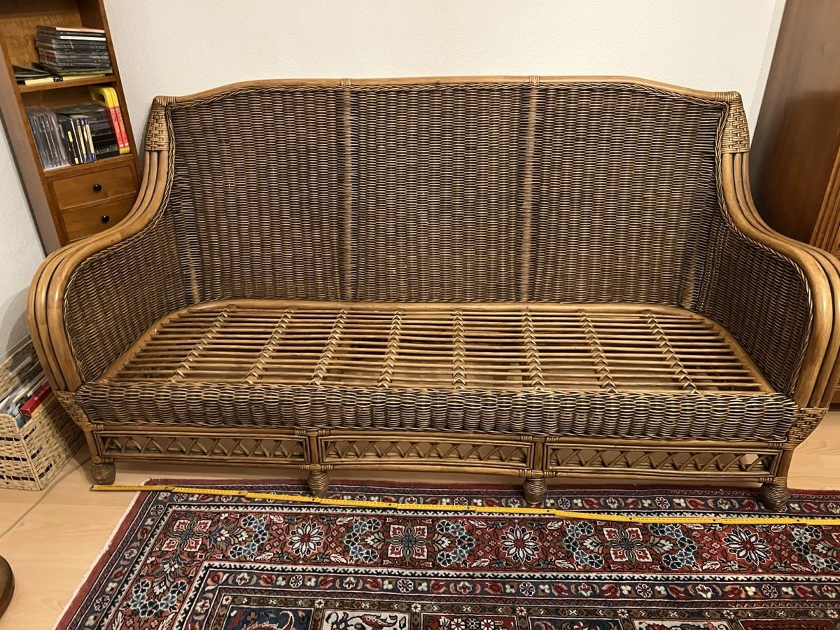 Sofas: Rattan-Sofa – D'occasion à Muri b. Bern par Chrigubern 1
