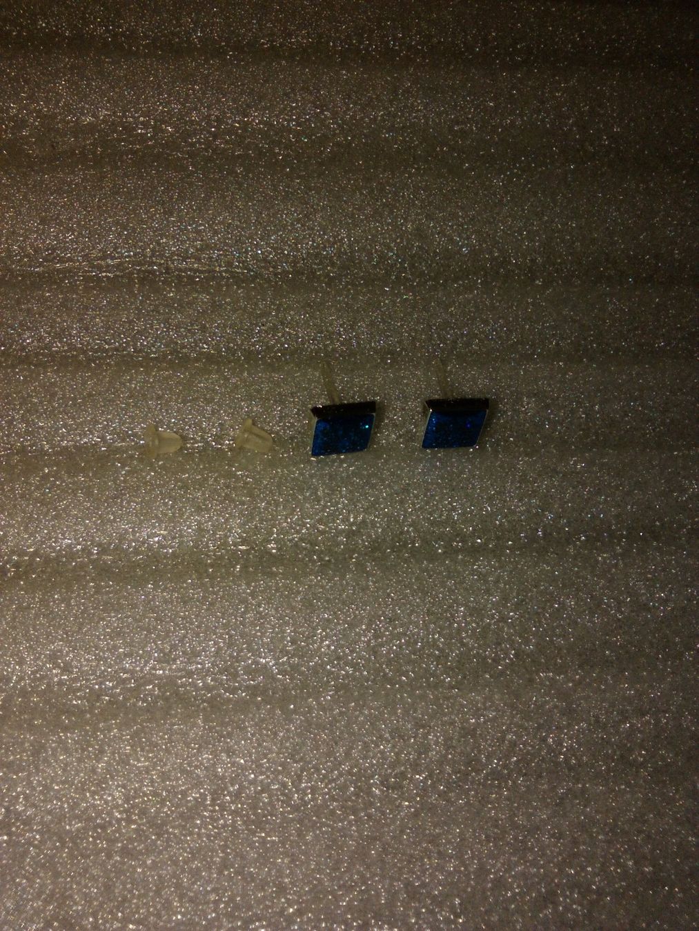 Ohrringe & -stecker: OHRRINGE MODESCHMUCK,,,DUNCKELBLAU GLITZER – Neu (gemäss Beschreibung) aus Basel von bijoutrie_4 2