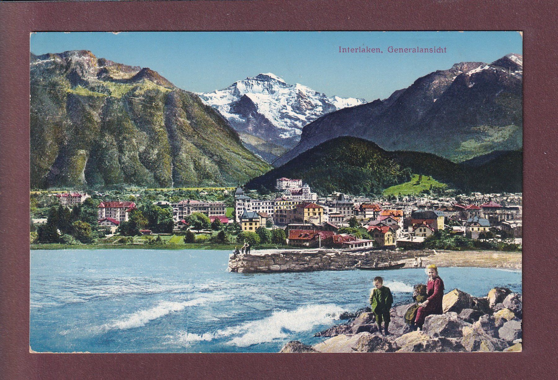 Cartes postales: INTERLAKEN - Kinder - 1917 – D'occasion à Pully par nicecards