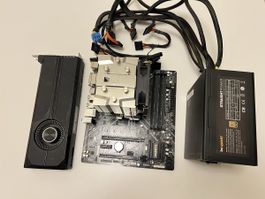 Gigabyte B450M, Ryzen 1800X, GTX 1080 defekt, 480W