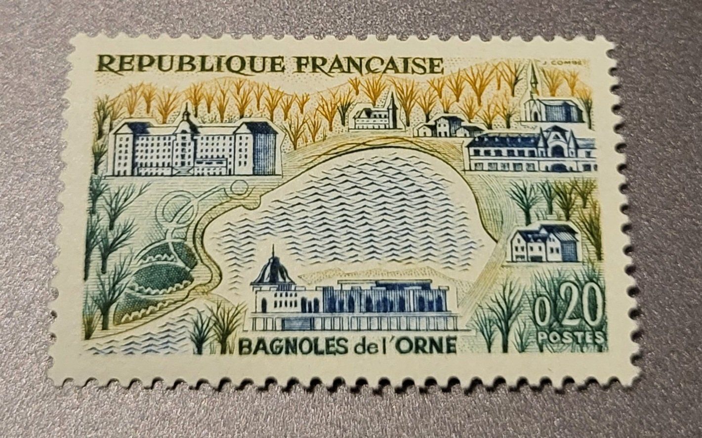 Tous les timbres: Frankreich 1961 briefmarke – D'occasion à St Gallen par Stampsalshobby