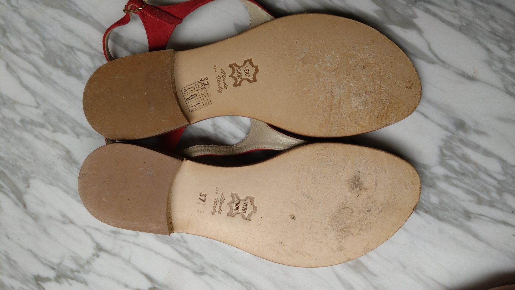 Benci Brothers Damenschuhe: Benci Brothers Sandalen Rot, Gr. 37 – Gebraucht aus Fislisbach von Maieriisli25 2