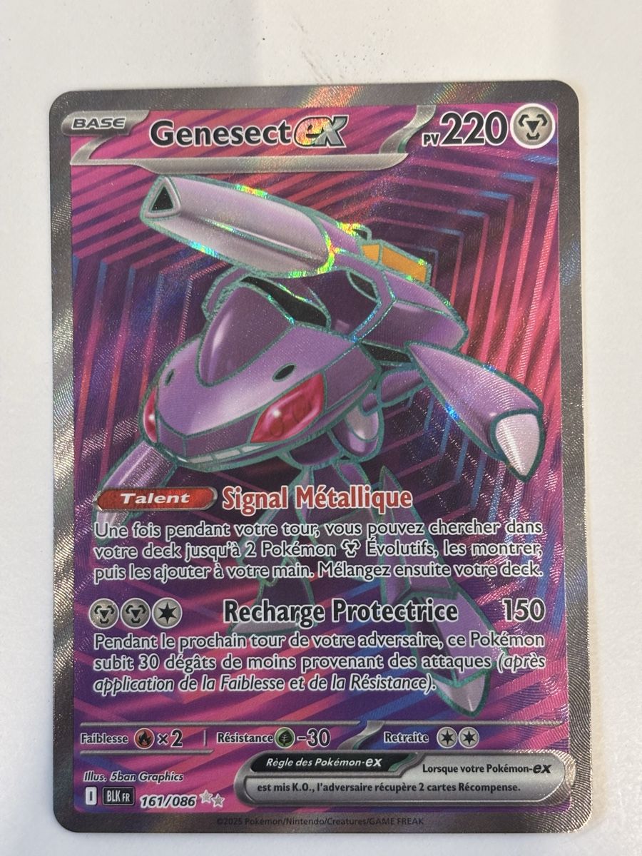 Pokémon Carte collezionabili: Carte Pokémon GENESECT EX blk161 fr – Nuovo (secondo la descrizione) da lausanne venduto da helderj
