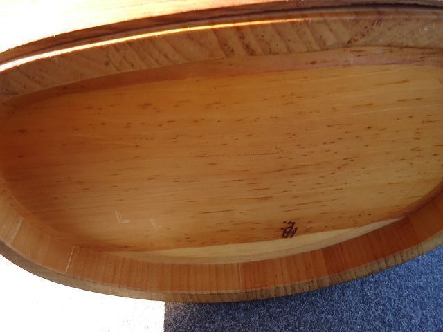 Articoli in legno: Butter - Holzgefäss, oval mit Deckel – Usato da Ergisch venduto da Haemmerli59 5