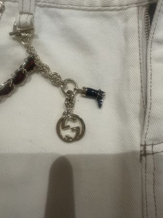 Gucci Minirock weiss mit Kette Grösse Sehr guter ZustZustand