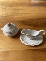 Alte Zuckerdose und Rahmkännchen - Set