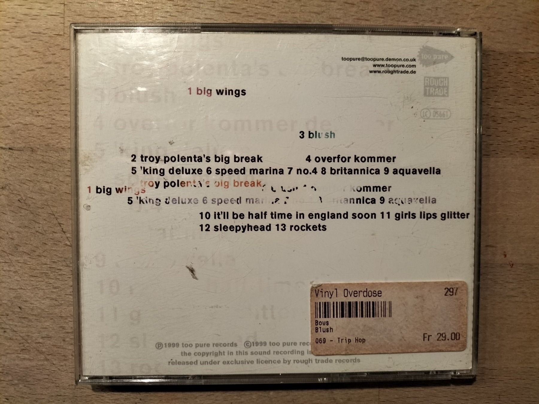 CDs: Bows – Blush – Gebraucht aus Biel / Bienne von Music74 4
